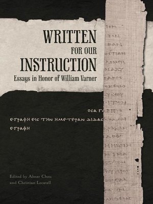 cover image of Written for Our Instruction
